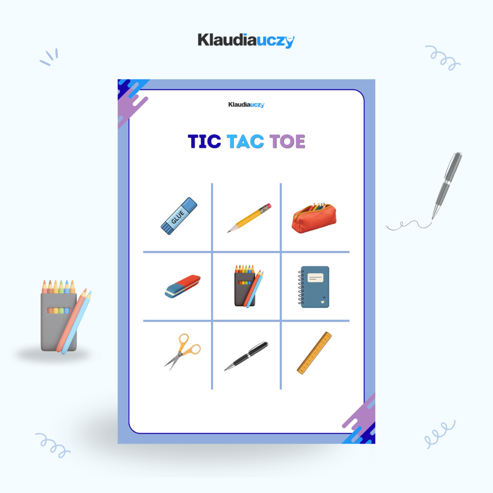 What's in my schoolbag - School supplies
